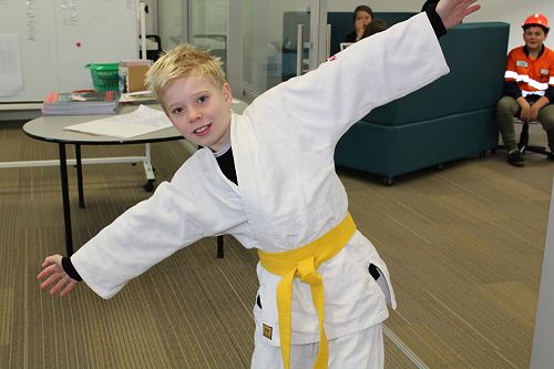 Kayden in Judo Mode