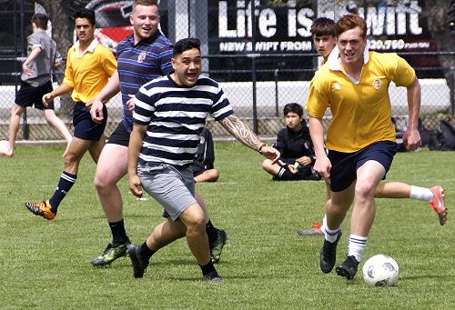 Staff v Prefects Football 2020