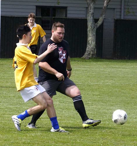 Staff v Prefects Football 2020
