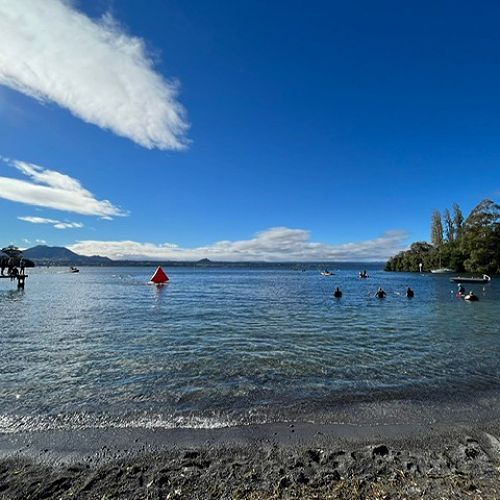 Matthew Chanwai and Sophie Perry compete at 