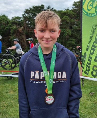 Lucas Bettridge Bronze Medal - Mountain Biking Cross Country Year 7 Boys