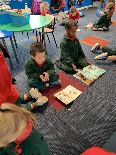 Abdulrahman and Harry were so focused on their story.