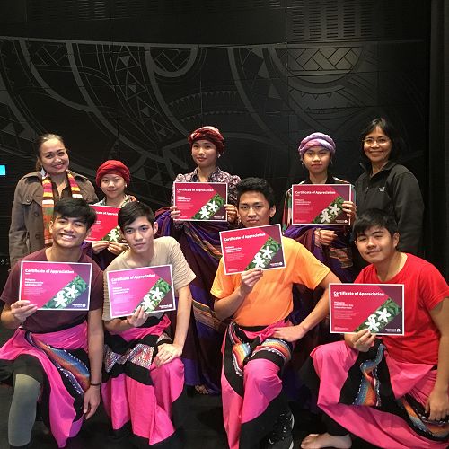 The newly
formed RHS Filipino Cultural Dance group.