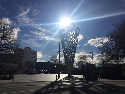 The beautiful Cathedral Square