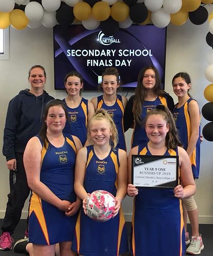 Junior 9A Netball Team 2019