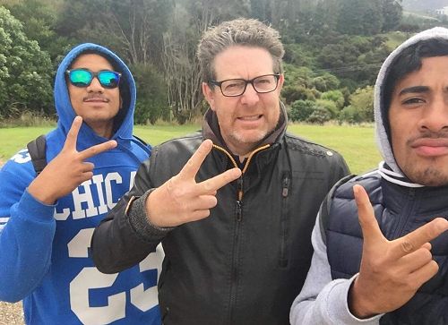 Fatai, Biggsie and Rocky - out and about.