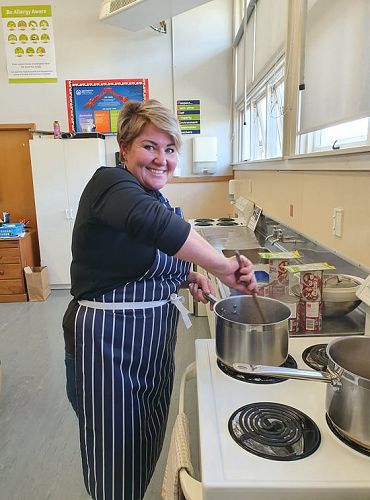 Greymouth High School "cook up" for our school community