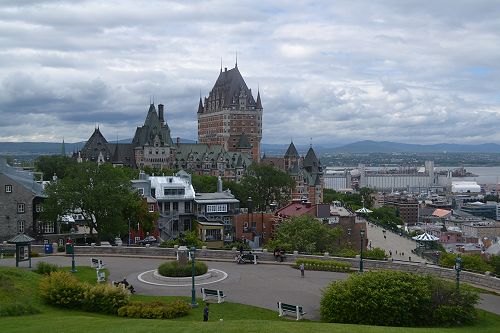 Château Frontenac from the Citadelle, Québec City