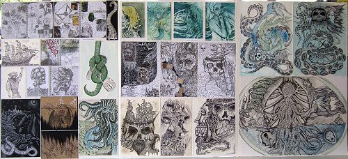 Connor Dower's folio board