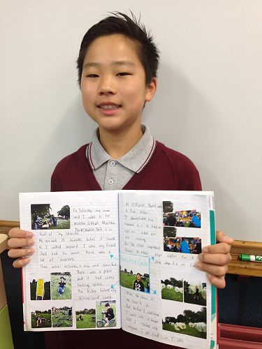 Yunu has fantastic organisation in his bookwork