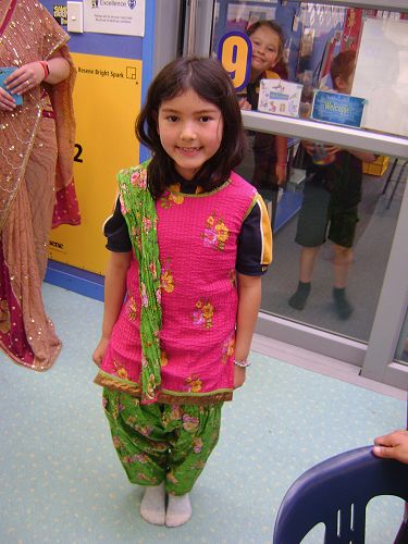 Aisha looking gorgeous in Indian dress