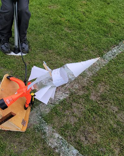 DVC rocket flight-ready.