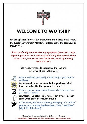 Welcome to Worship at Level 1 Poster