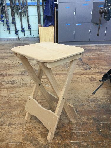 Ryan Folding Stool Completed