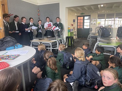 Christmas Carolling in the Junior School
