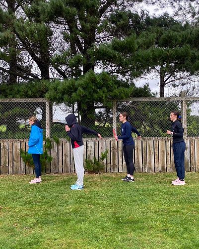 Under 19 4 x 100 metre relay team