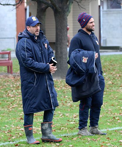 Dan O'Brien and Johnny Leo'o - the coaches