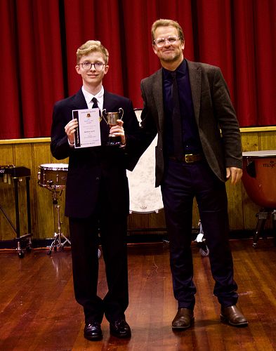 Matthew Lynch with Dr Williams