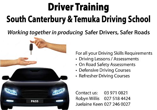 Driver Training South Canterbury & Temuka Driving School