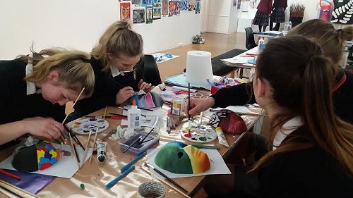 Year 10 Art students