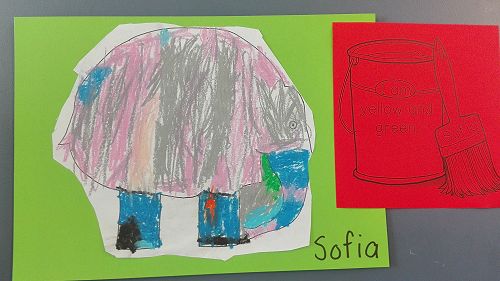 E is for Elmer the Elephant