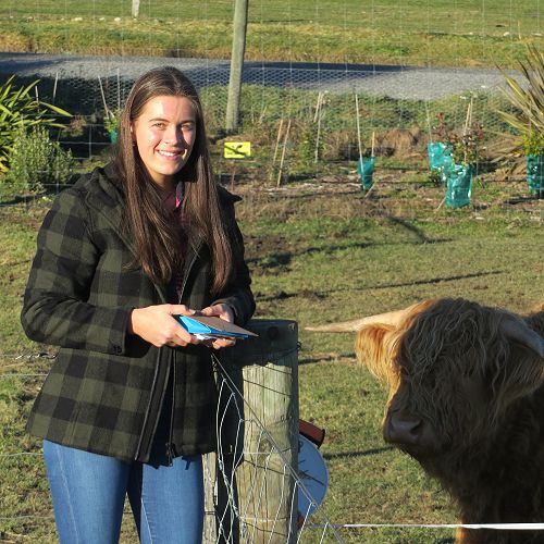 Brave Michaela...this 'girl' just wandered up and said hi...