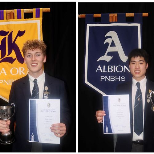 Jacob Waugh and Mitchell Liang