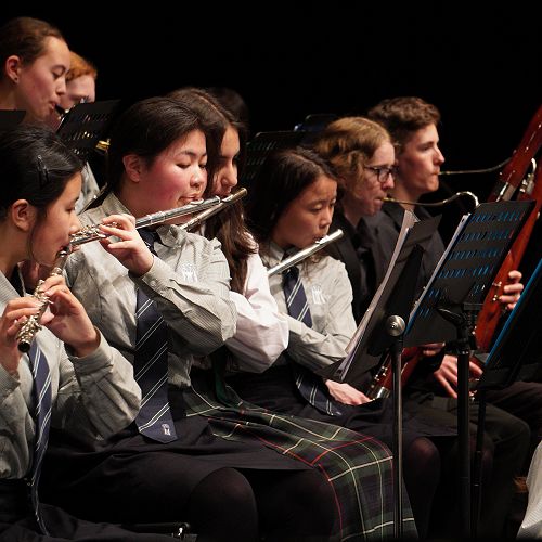 Junior Concert Band at the Aurora Festival