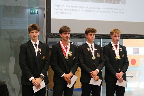 Rowing Under 18 Eight Honours Cap recipients