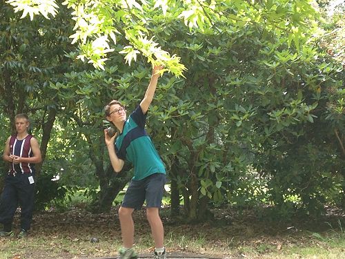 Look out!   Tyrone at the ready.