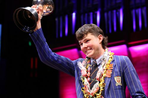 Max Smail and 2020 House Trophy