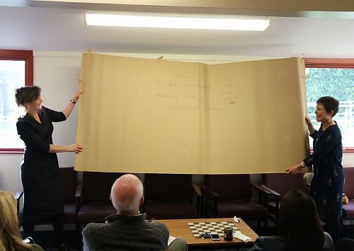 Art Work Presented and Dr Barnett farewelled