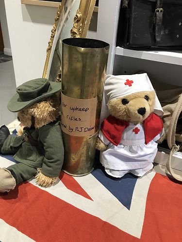 Part of the lovely ANZAC display at the RSA.