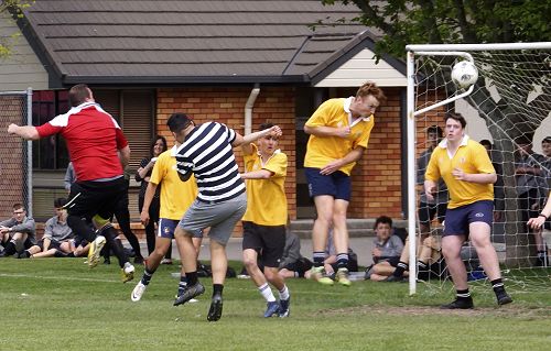 Staff v Prefects Football 2020