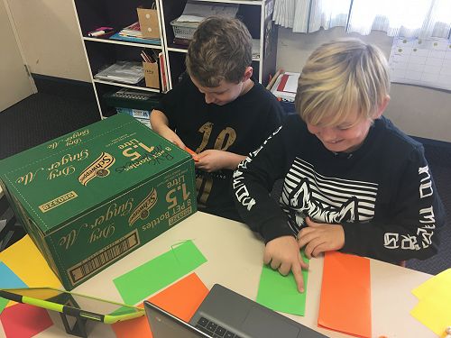 Room 14 learners organising their Prep...