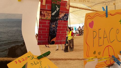 Desert event during the Women Wage Peace march to Jerusalem