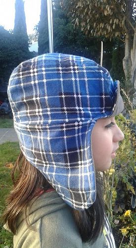 Santiago in Juliette's bucket hat