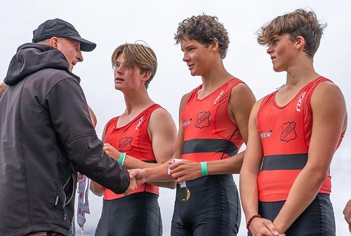 Rowing Medal Presentation
