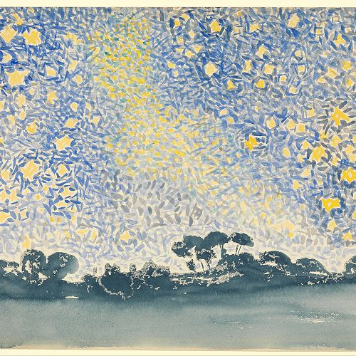 "Landscape with Stars" by Henri-Edmond Cross. Robert Lehman Collection, 1975 The Metropolitan Museum of Art
