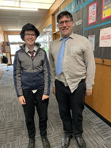 Imogene Maclean and Mr Justin Scott