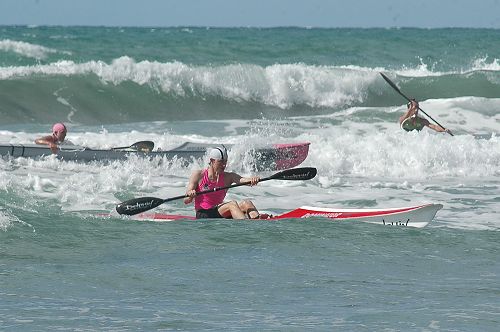 Alex Thompson in Ironman heat at Surf Nationals