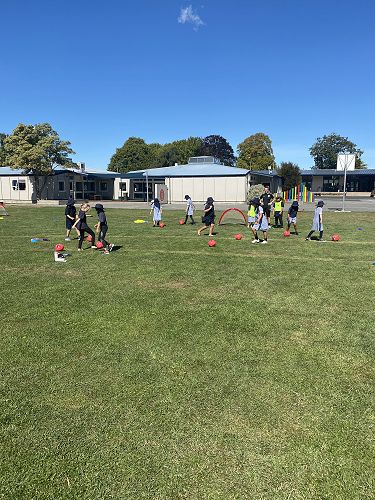 Girls Football session