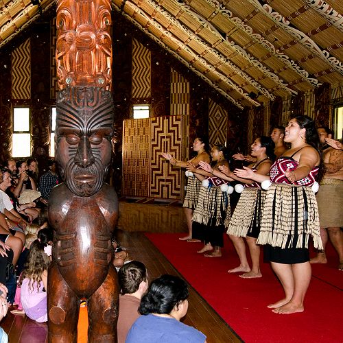 Pōwhiri in Marae