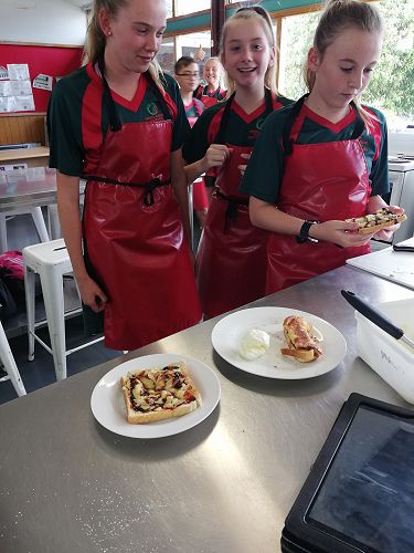 Almost eating time. Smiles all round. 