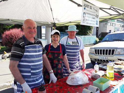 Heaps of lovely food on offer. Market Day 2017