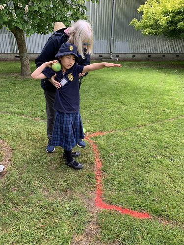 Claire Run Jump Throw