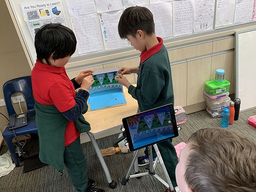 Stop Motion animation - preparing the scene.