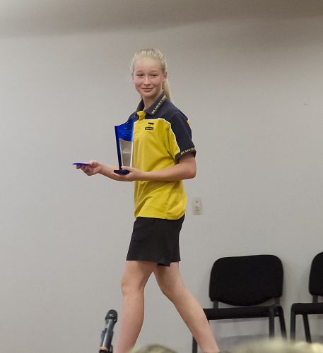 Isobel was awarded the Girls' Sport Trophy