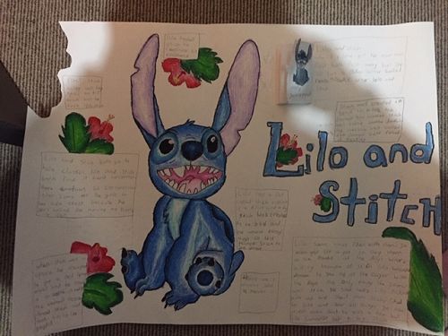 Franki Jones (Year 4) Lilo and Stitch project