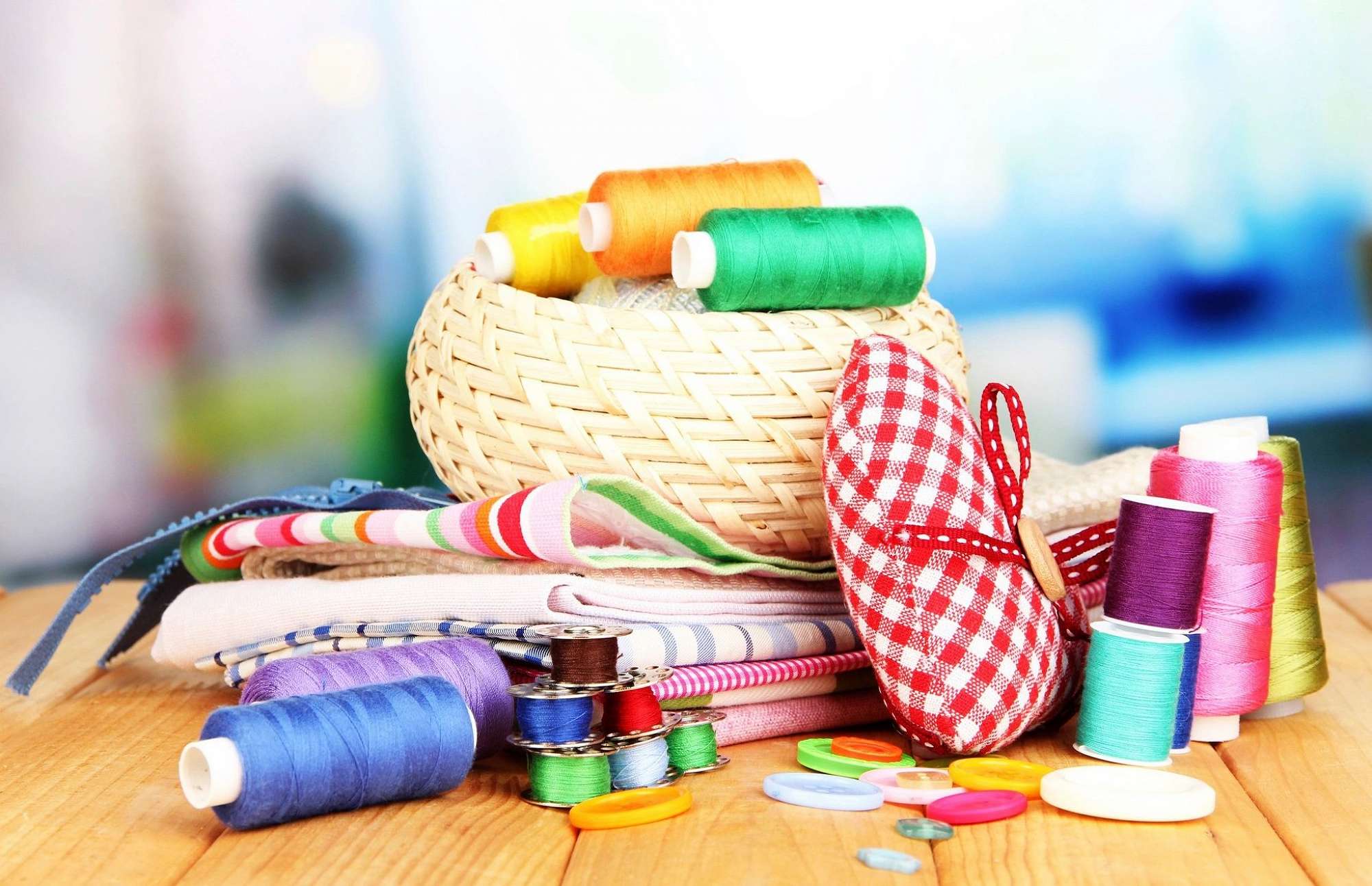 Sewing materials hi-res stock photography and images - Alamy